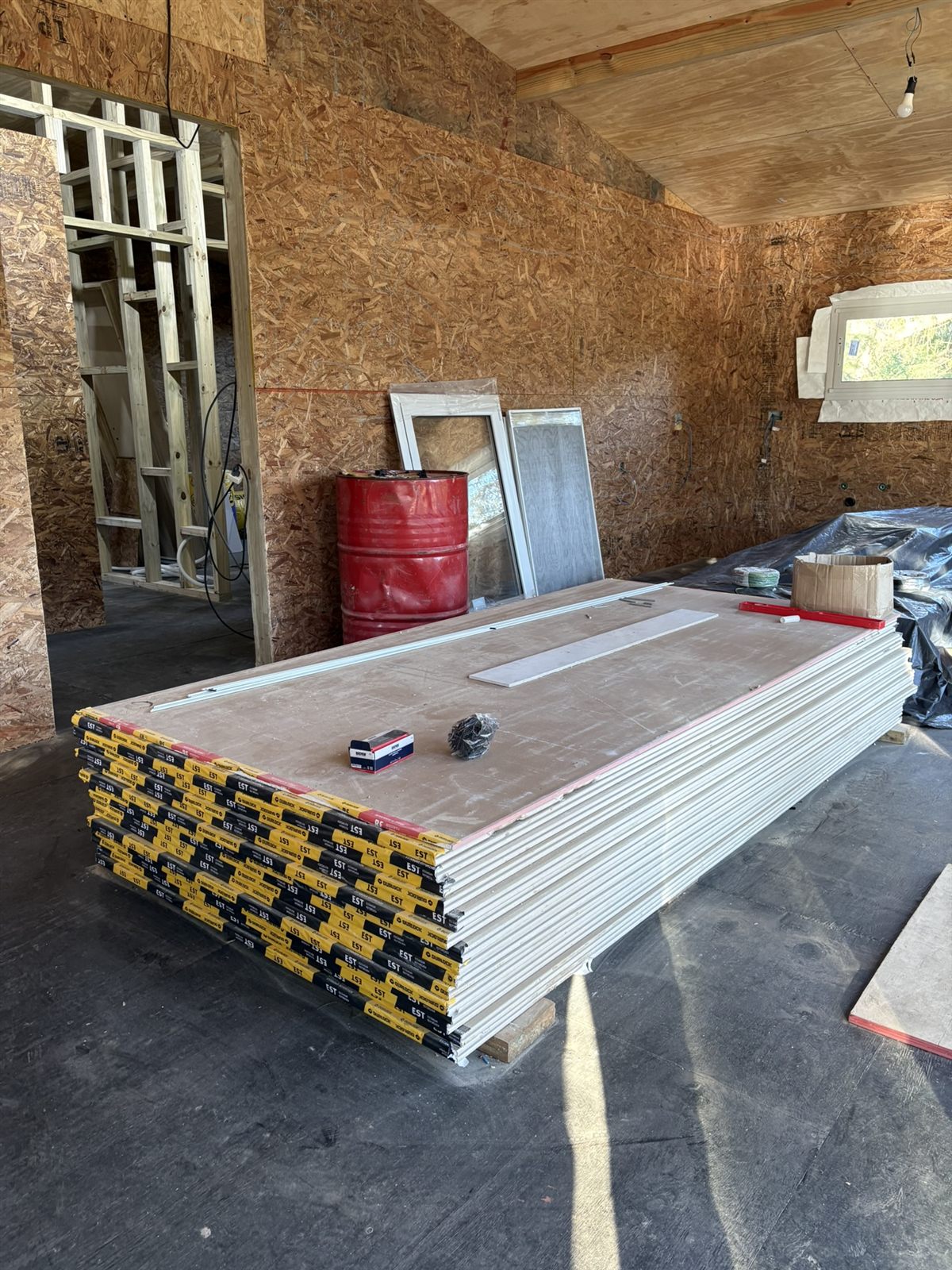 Construcción en madera Isla Delta – interior paso 7